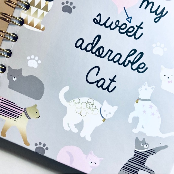 My Sweet Adorable Cat Spiral Writing Journal - Picture 4 of 7